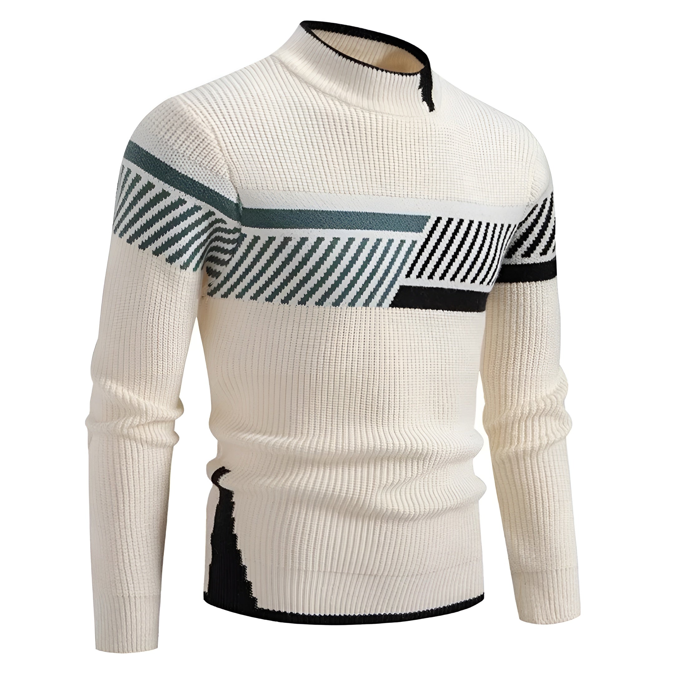 Beige à rayures / 5XL